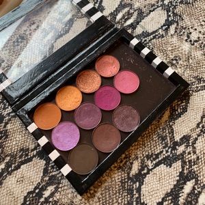 Morphed single eyeshadows with Z palette